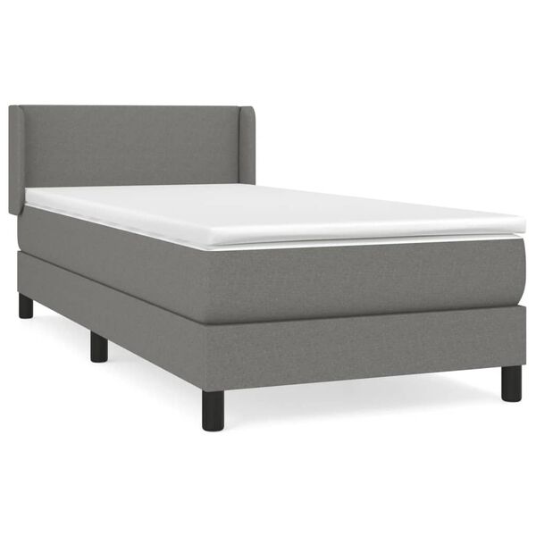vidaXL &Kappa;&rho;&epsilon;&beta;ά&tau;&iota; Boxspring &mu;&epsilon; &Sigma;&tau;&rho;ώ&mu;&alpha; &Sigma;&kappa;&omicron;ύ&rho;&omicron; &Gamma;&kappa;&rho;&iota; 80x200 &epsilon;&kappa;. &Upsilon;&phi;&alpha;&sigma;&mu;ά&tau;&iota;&nu;&omicron;