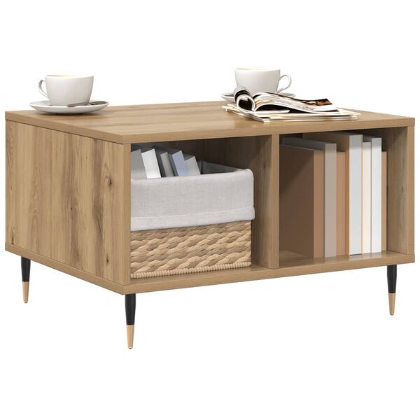 vidaXL &Tau;&rho;&alpha;&pi;&epsilon;&zeta;ά&kappa;&iota; &sigma;&alpha;&lambda;&omicron;&nu;&iota;&omicron;ύ Artisan Oak 60x50x36,5cm &Kappa;&alpha;&tau;&alpha;&sigma;&kappa;&epsilon;&upsilon;&alpha;&sigma;&mu;έ&nu;&omicron; &xi;ύ&lambda;&omicron;