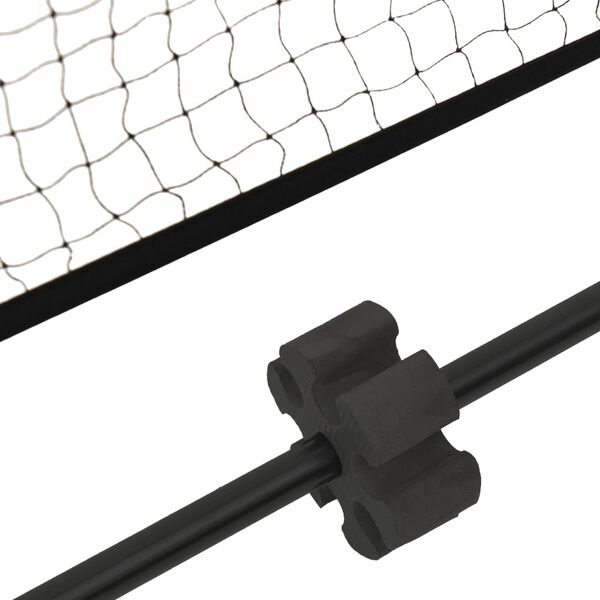 vidaXL Δίχτυ Τένις Μαύρο & Κόκκινο 400x100x87 εκ. από Πολυεστέρα