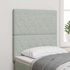 vidaXL Βελούδινο Κεφαλάρι Argyle Ανοιχτό γκρι 80 cm Βελούδο