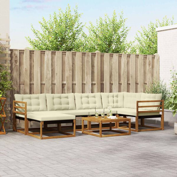 vidaXL &Sigma;&epsilon;&iota;&rho;ά &Kappa;&alpha;&nu;&alpha;&pi;έ &Epsilon;&xi;&omega;&tau;&epsilon;&rho;&iota;&kappa;&omicron;ύ &mu;&epsilon; &mu;&alpha;&xi;&iota;&lambda;ά&rho;&iota; 19 pcs &Phi;&upsilon;&sigma;&iota;&kappa;ό &kappa;&alpha;&iota; &Kappa;&rho;έ&mu;&alpha;