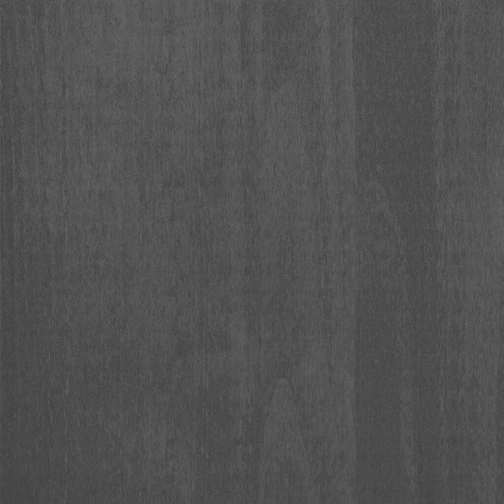 vidaXL Πάνω Μέρος Ντουλαπιού HAMAR Γκρι 85x35x100 εκ. Μασίφ Πεύκο