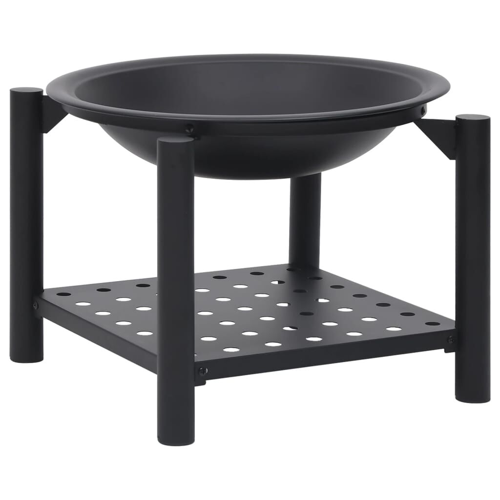 vidaXL Τζάκι Εξωτερικού Χώρου 54 x 54 x 55 εκ. Ατσάλινο με Σκαλιστήρι