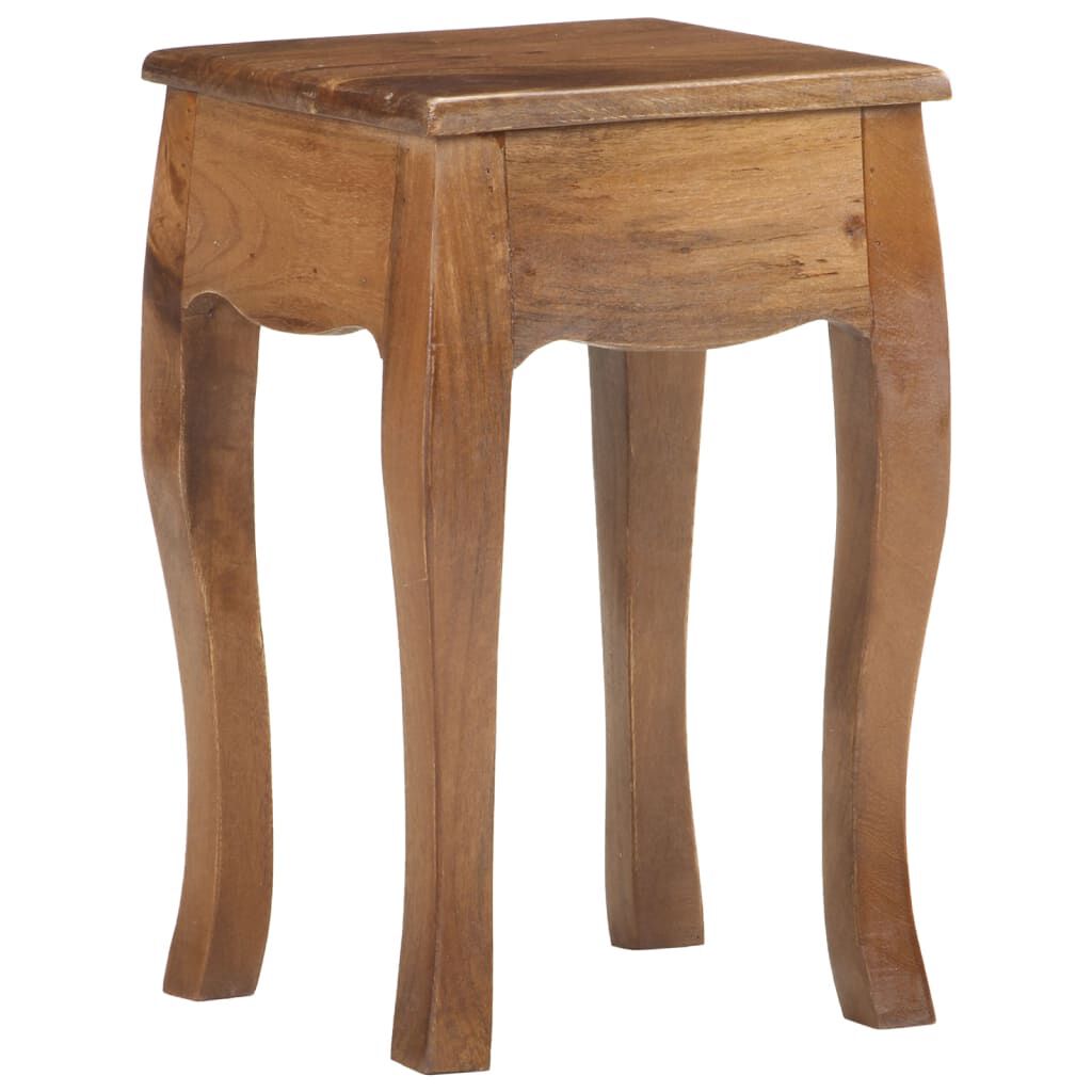 vidaXL Κομοδίνο 28 x 28 x 46 εκ. από Μασίφ Ξύλο Μάνγκο