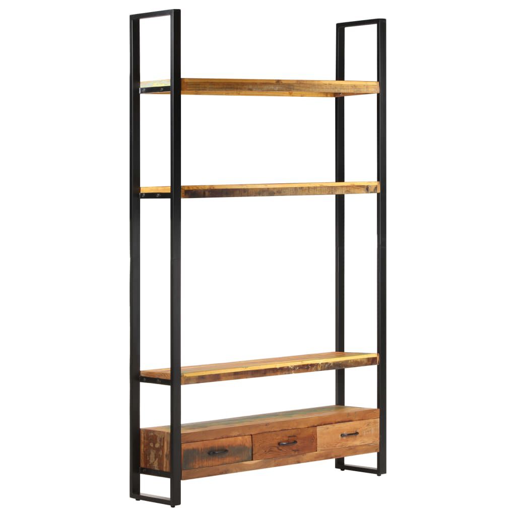 vidaXL Ραφιέρα 118 x 30 x 200 εκ. από Μασίφ Ανακυκλωμένο Ξύλο