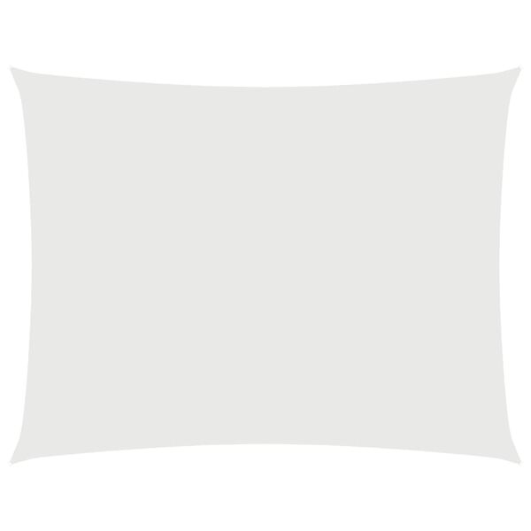 vidaXL Πανί Σκίασης Ορθογώνιο Λευκό 3 x 4,5 μ. από Ύφασμα Oxford
