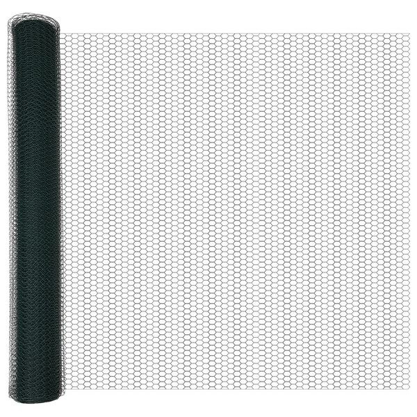 Φράχτης Hexagon vidaXL Πράσινος 1,2x100 μ Χάλυβας