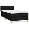 vidaXL &Kappa;&rho;&epsilon;&beta;ά&tau;&iota; Boxspring &mu;&epsilon; &Sigma;&tau;&rho;ώ&mu;&alpha; &Mu;&alpha;ύ&rho;&omicron; 80 x 200 &epsilon;&kappa;. &Upsilon;&phi;&alpha;&sigma;&mu;ά&tau;&iota;&nu;&omicron;