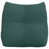 vidaXL Μαξιλάρι Πλάτης Σκούρο Πράσινο 45 x 24 x 50 εκ Βελούδο