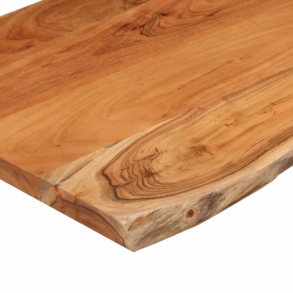 vidaXL Πάγκος Μπάνιου Ορθογώνιος 90x60x2,5 εκ. από Μασίφ Ξύλο Ακακίας