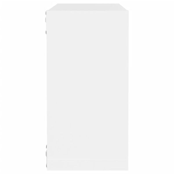 vidaXL Ράφια Κύβοι Τοίχου 2 τεμ. Λευκά 30 x 15 x 30 εκ. από MDF