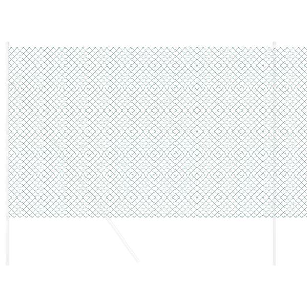 vidaXL Φράχτης Πράσινο 10 x 1.6 m Μέταλλο
