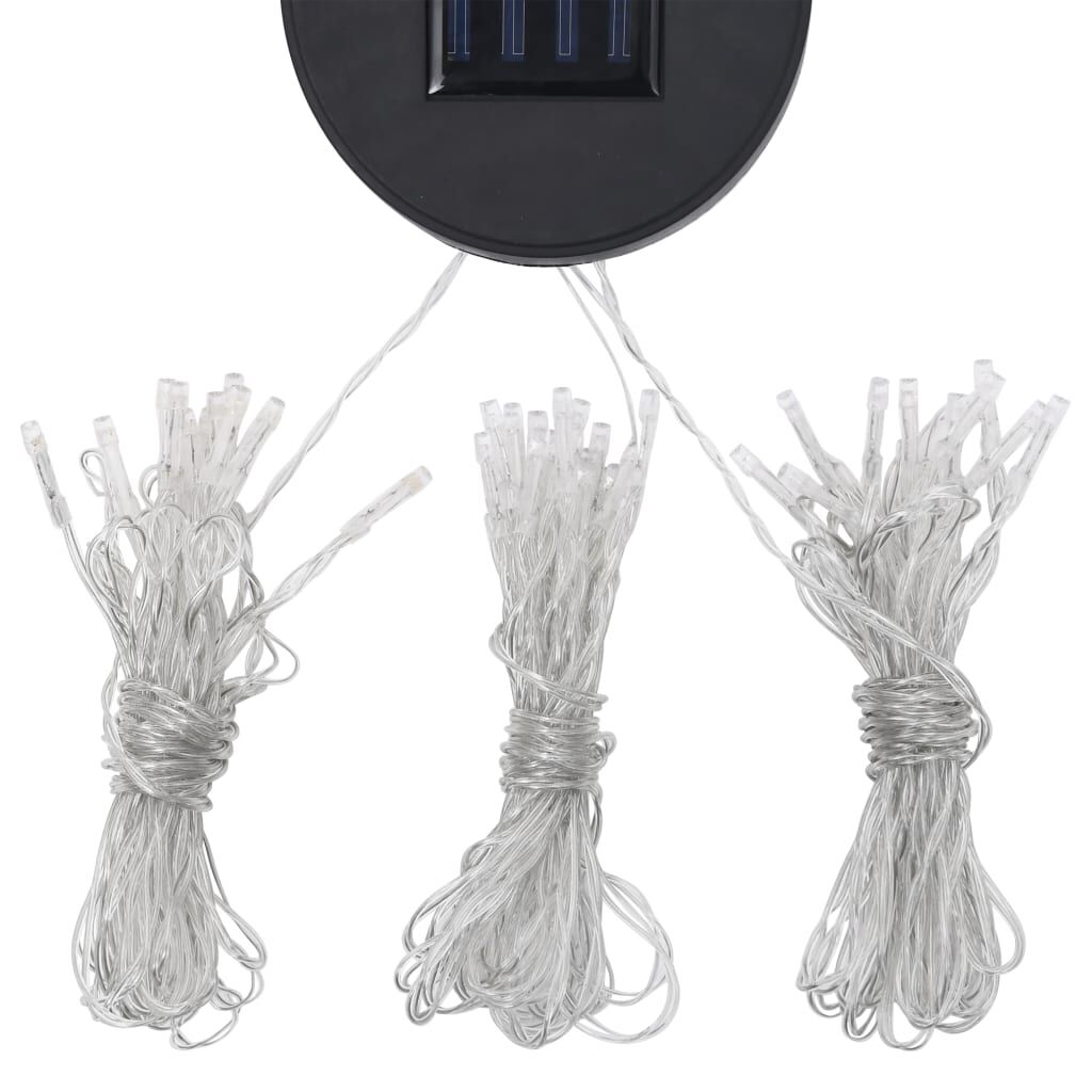 vidaXL Κιόσκι με Φωτάκια LED Λευκό 3 x 4 μ.