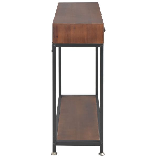 vidaXL &Kappa;&omicron;&nu;&sigma;ό&lambda;&alpha; &Tau;&rho;&alpha;&pi;έ&zeta;&iota; &mu;&epsilon; 3 &Sigma;&upsilon;&rho;&tau;ά&rho;&iota;&alpha; 120x30x76 &epsilon;&kappa;. &Mu;&alpha;&sigma;ί&phi; &Xi;ύ&lambda;&omicron; &Epsilon;&lambda;ά&tau;&eta;&sigmaf;