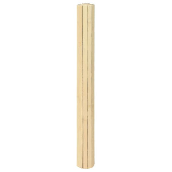 vidaXL Χαλί Ορθογώνιο Ανοιχτό Φυσικό 60 x 100 εκ. Μπαμπού