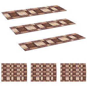 vidaXL &Pi;&alpha;&tau;ά&kappa;&iota;&alpha; &sigma;&kappa;ά&lambda;&alpha;&sigmaf; 15 &tau;&mu;&chi;. 76 x 20 cm &Kappa;&alpha;&phi;έ &Pi;&omicron;&lambda;&upsilon;&epsilon;&sigma;&tau;έ&rho;&alpha;&sigmaf; &Omicron;&rho;&theta;&omicron;&gamma;ώ&nu;&iota;&omicron;&sigmaf;