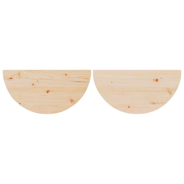 vidaXL Τραπεζάκι σαλονιού 2 pcs Φυσικό 79 x 39.5 x 40 εκ