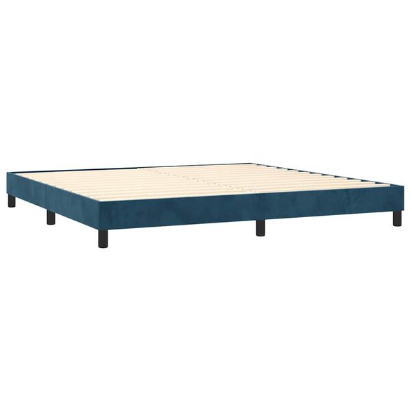 vidaXL &Kappa;&rho;&epsilon;&beta;ά&tau;&iota; Boxspring &mu;&epsilon; &Sigma;&tau;&rho;ώ&mu;&alpha; &Sigma;&kappa;&omicron;ύ&rho;&omicron; &Mu;&pi;&lambda;&epsilon; 200x200 &epsilon;&kappa;. &Beta;&epsilon;&lambda;&omicron;ύ&delta;&iota;&nu;&omicron;