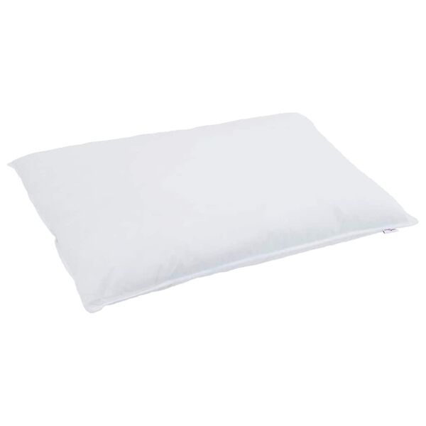 vidaXL Σετ Κουβέρτας με μαξιλάρι 2 pcs Λευκό 140 x 220 cm Πούπουλο