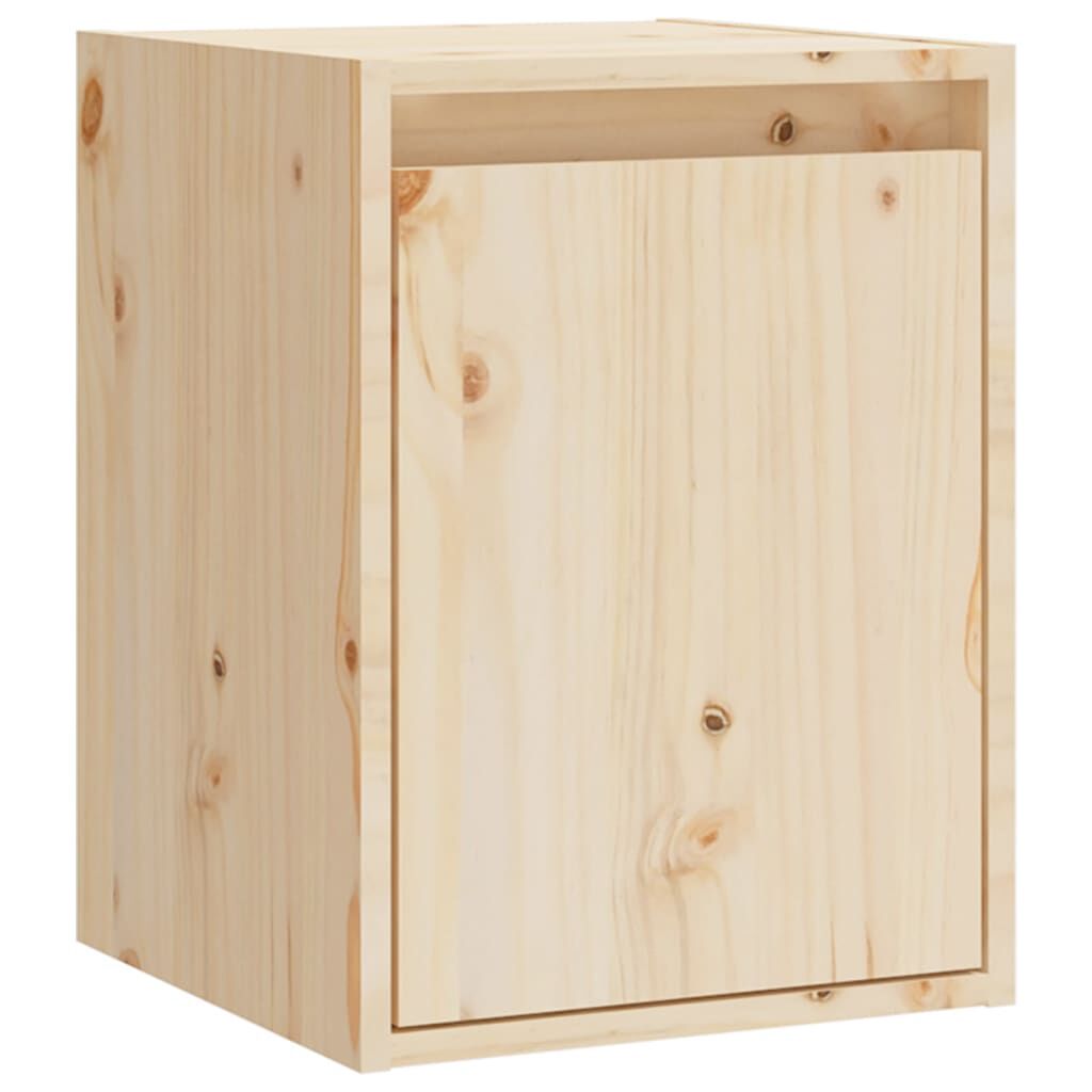 vidaXL Ντουλάπι Τοίχου 30 x 30 x 40 εκ. από Μασίφ Ξύλο Πεύκου