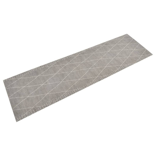 vidaXL Χαλί Κουζίνας Πλενόμενο Σχέδιο Ρόμβοι 45 x 150 εκ. Βελούδινο