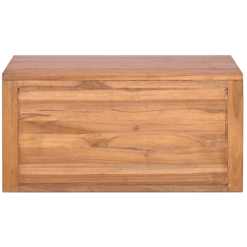 vidaXL Έπιπλο Μπάνιου/Νιπτήρα Επιτοίχιο 60x45x30 εκ. Μασίφ Ξύλο Teak