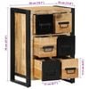 vidaXL Sideboard 50x35x70 cm Στερεό ακατέργαστο ξύλο Mango