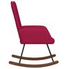 vidaXL Πολυθρόνα Κουνιστή Μπορντό Βελούδινη