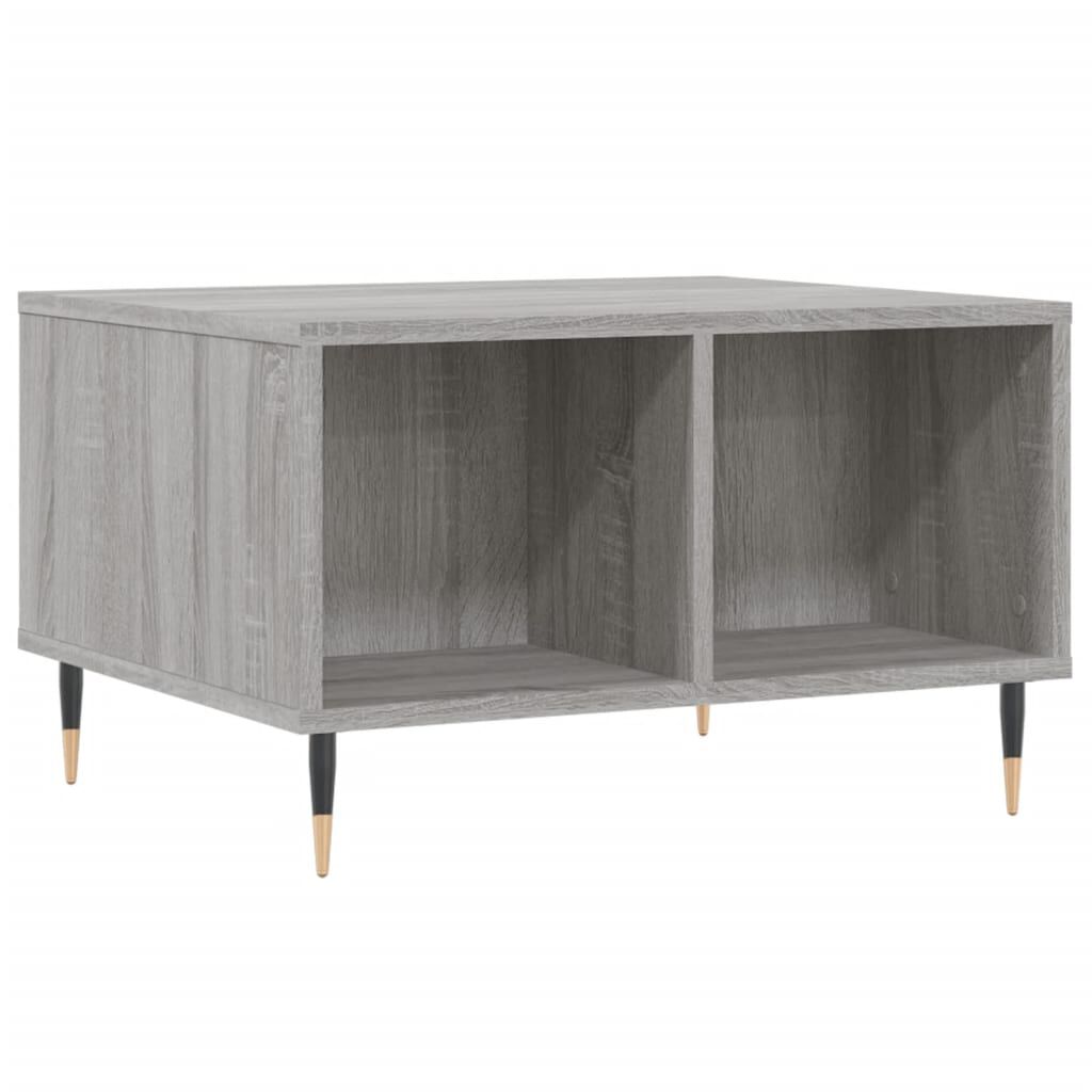 vidaXL Τραπεζάκι Σαλονιού Γκρι Sonoma 60x50x36,5εκ. Επεξεργασμένο Ξύλο