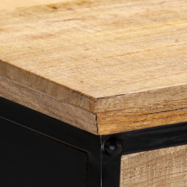 vidaXL Γραφείο 110 x 50 x 76 εκ. από Μασίφ Ξύλο Μάνγκο