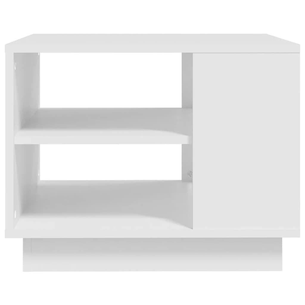 vidaXL Τραπεζάκι Σαλονιού Λευκό 55 x 55 x 43 εκ. από Επεξεργ. Ξύλο