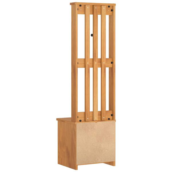 vidaXL Δέντρο χωλ "SANDNES" 45x40x159,5 εκ.Πεύκο μασίφ ξύλο