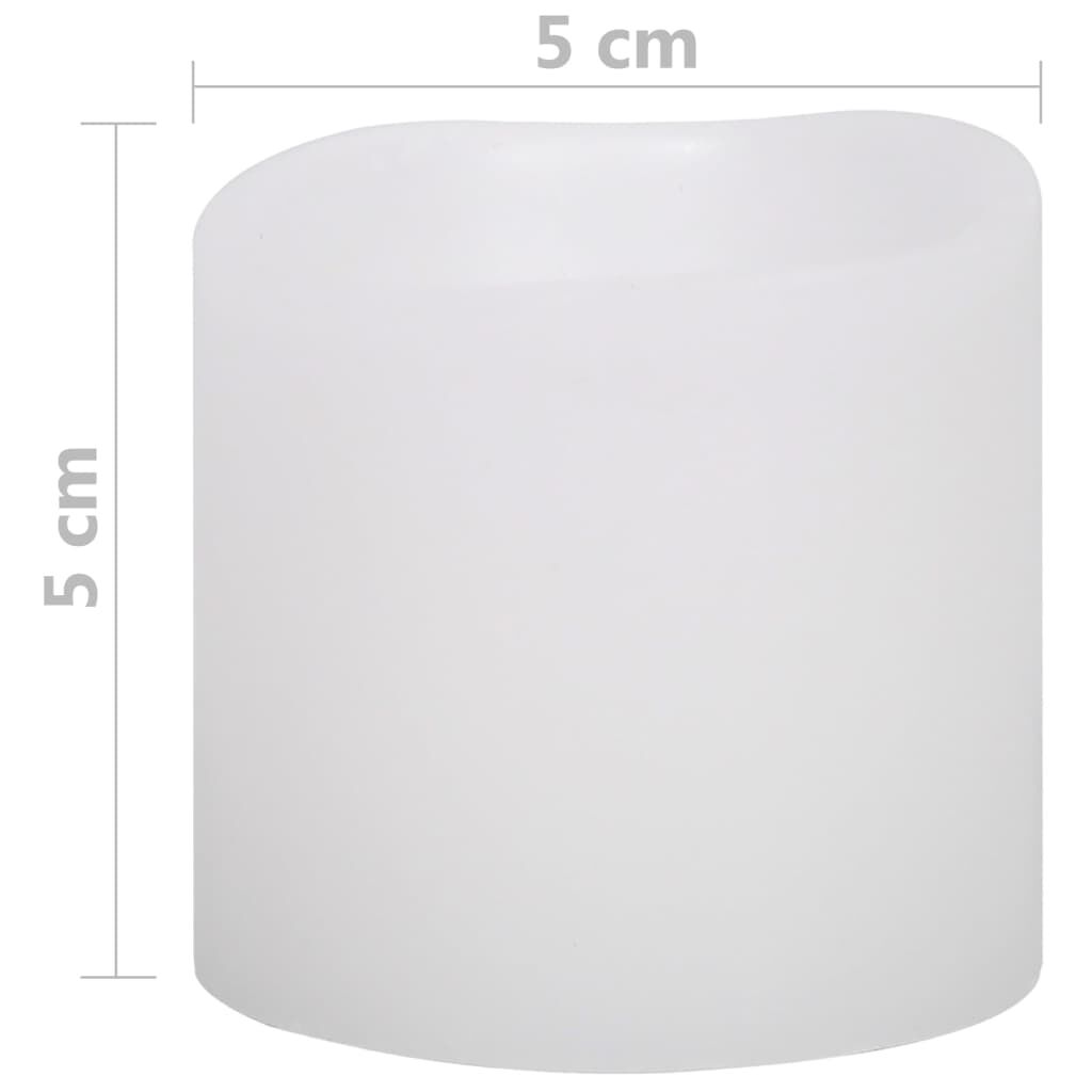 vidaXL Κεριά LED Ηλεκτρ. 24 τεμ. Θερμό Λευκό