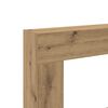 vidaXL Πλαίσιο Τζακιού Αρτισιανή Δρυς 81x18x82 εκ. από Επεξ. Ξύλο