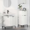 vidaXL Σετ Επίπλων Μπάνιου με συρτάρι 2 pcs Λευκό 39.5 x 36 x 88 εκ