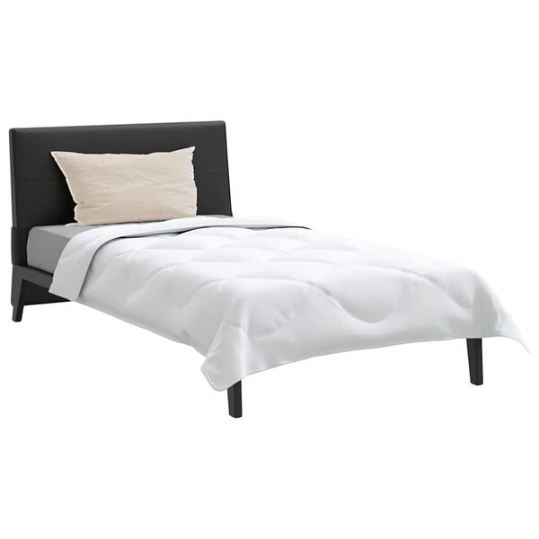 vidaXL Πάπλωμα με μαξιλάρι 2 pcs Λευκό 140 x 200 cm Μικροΐνες