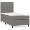 vidaXL &Kappa;&rho;&epsilon;&beta;ά&tau;&iota; Boxspring &mu;&epsilon; &Sigma;&tau;&rho;ώ&mu;&alpha; &Sigma;&kappa;&omicron;ύ&rho;&omicron; &Gamma;&kappa;&rho;&iota; 90x190 &epsilon;&kappa;. &Upsilon;&phi;&alpha;&sigma;&mu;ά&tau;&iota;&nu;&omicron;