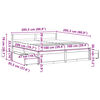 vidaXL Κρεβάτι με Συρτάρια+Στρώμα Καφέ 200x200 εκ. Μασίφ Ξύλο Πεύκου