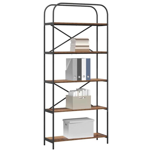 vidaXL &Rho;ά&phi;&iota; &Beta;&iota;&beta;&lambda;ί&omega;&nu; &Pi;&alpha;&lambda;&iota;ό &xi;ύ&lambda;&omicron; 80 x 30 x 183 &epsilon;&kappa; &Epsilon;&pi;&epsilon;&xi;&epsilon;&rho;&gamma;&alpha;&sigma;&mu;έ&nu;&omicron; &xi;ύ&lambda;&omicron;