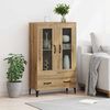 vidaXL Highboard &mu;&epsilon; &sigma;&upsilon;&rho;&tau;ά&rho;&iota; Artisan Oak 70 x 31 x 115 &epsilon;&kappa;