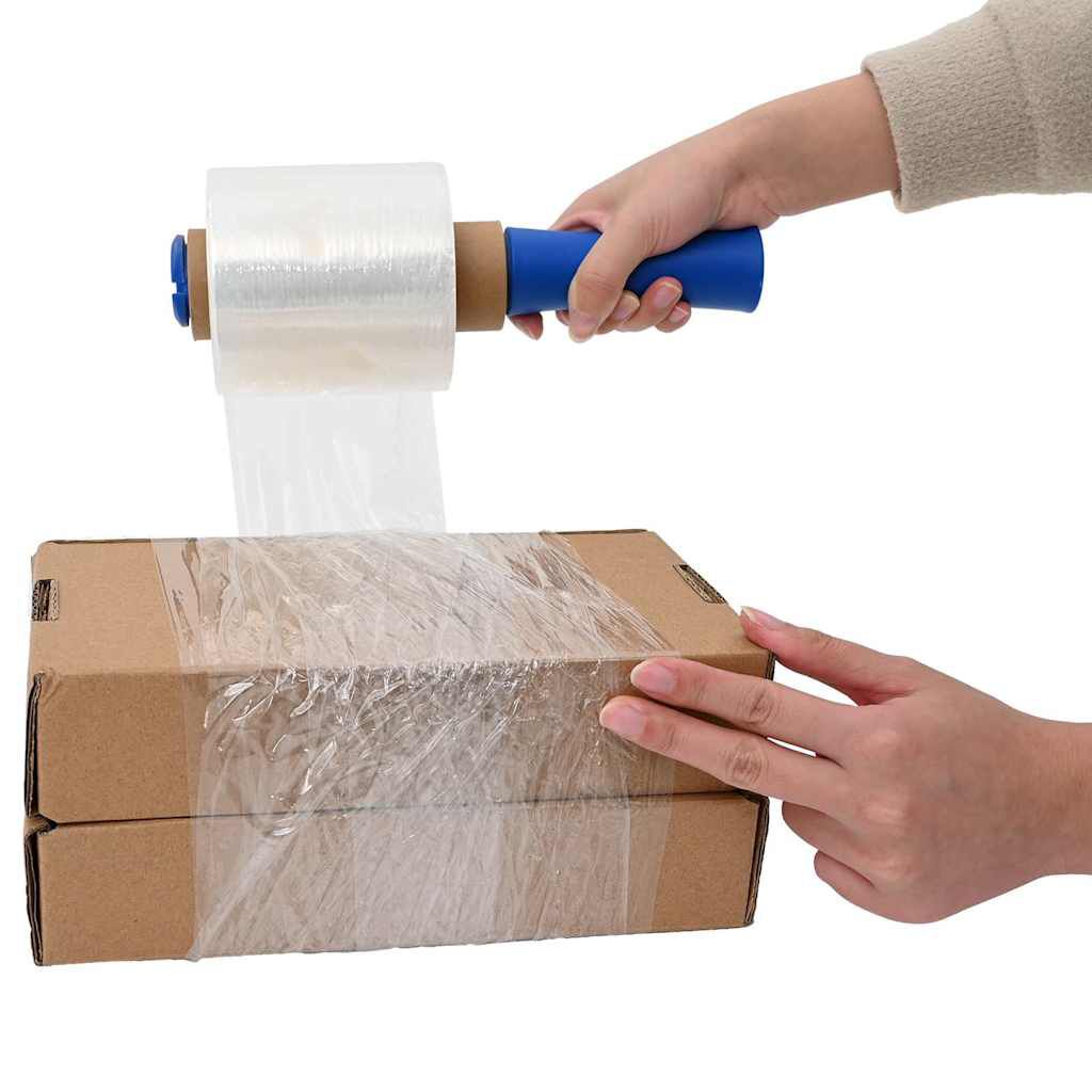vidaXL Stretch Films 10 τεμάχια Διαφανές 23 μm 10 cm x 300 m