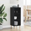 vidaXL Πλαϊνό γραφείο Μαύρη δρυς 32.5 x 34.5 x 90 εκ