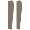 vidaXL Κεφαλάρι με Πτερύγια Taupe 83x23x118/128 εκ. Υφασμάτινο