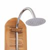 vidaXL Ντουζιέρα Κήπου 70 x 75 x 204 εκ. από Μασίφ Ξύλο Teak