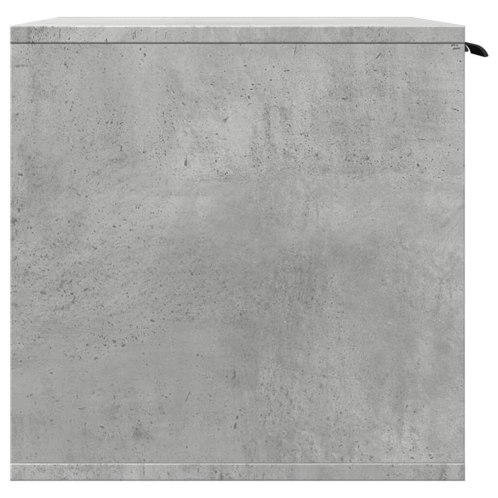 vidaXL Τουαλέτα Γάτας Περίφραξη Γκρι Σκυρ. 60x40x40εκ Επεξεργασμ. Ξύλο