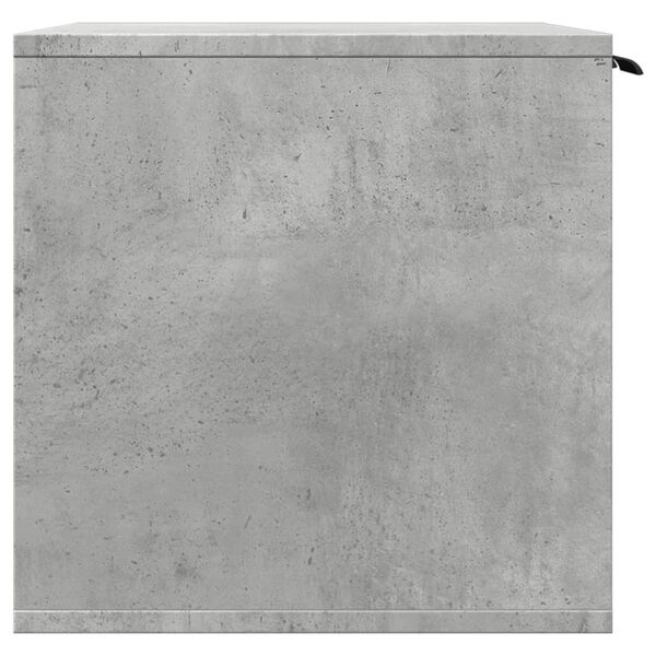 vidaXL Τουαλέτα Γάτας Περίφραξη Γκρι Σκυρ. 60x40x40εκ Επεξεργασμ. Ξύλο