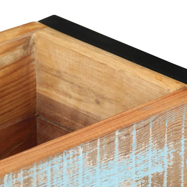 vidaXL Ζαρντινιέρα 60 x 20 x 68 εκ. από Μασίφ Ανακυκλωμένο Ξύλο
