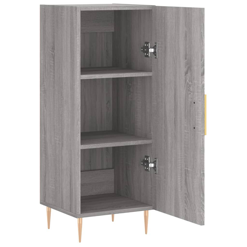 vidaXL Ντουλάπι Γκρι Sonoma 34,5x34x90 εκ. από Επεξεργασμένο Ξύλο