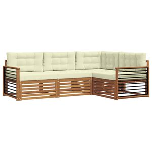 vidaXL &Sigma;&epsilon;&iota;&rho;ά &Kappa;&alpha;&nu;&alpha;&pi;έ &Epsilon;&xi;&omega;&tau;&epsilon;&rho;&iota;&kappa;&omicron;ύ &mu;&epsilon; &mu;&alpha;&xi;&iota;&lambda;ά&rho;&iota; 4 pcs &Phi;&upsilon;&sigma;&iota;&kappa;ό &kappa;&alpha;&iota; &Kappa;&rho;έ&mu;&alpha;