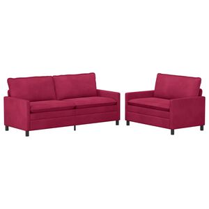 vidaXL &Sigma;&epsilon;&tau; &Kappa;&alpha;&nu;&alpha;&pi;έ 2 pcs &Kappa;ό&kappa;&kappa;&iota;&nu;&omicron; &Beta;&epsilon;&lambda;&omicron;ύ&delta;&omicron;